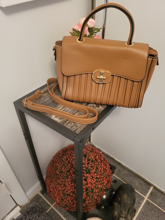 Handbags - Top-Handle Satchel - Unbranded - 12" W X 7.75"L X 5" D Un Branded Dusty